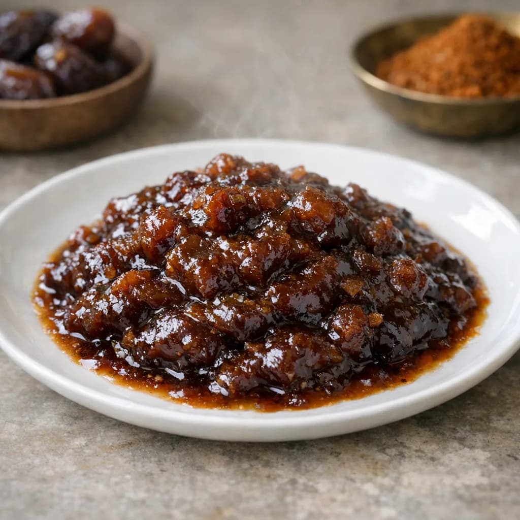 Sweet and Tangy Date Chutney recipe