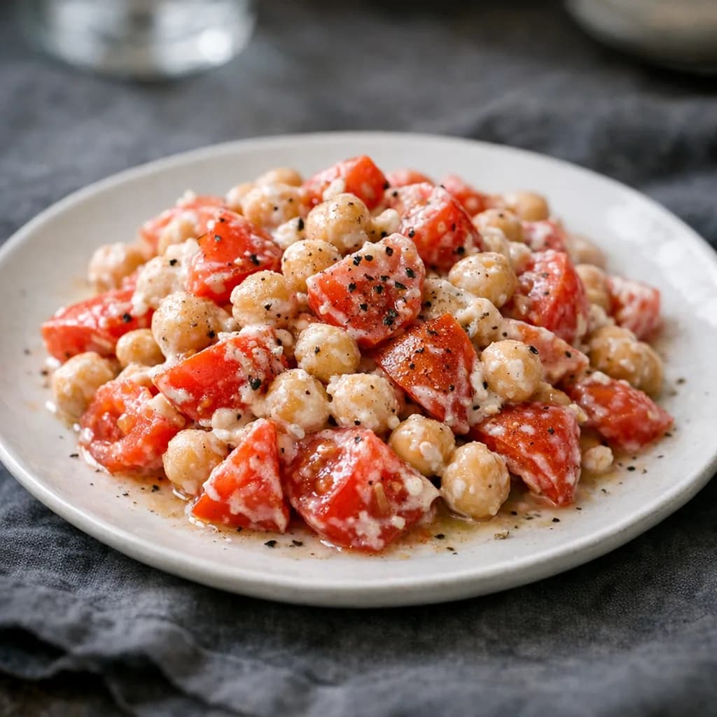 Tomato and Chickpea Salad recipe