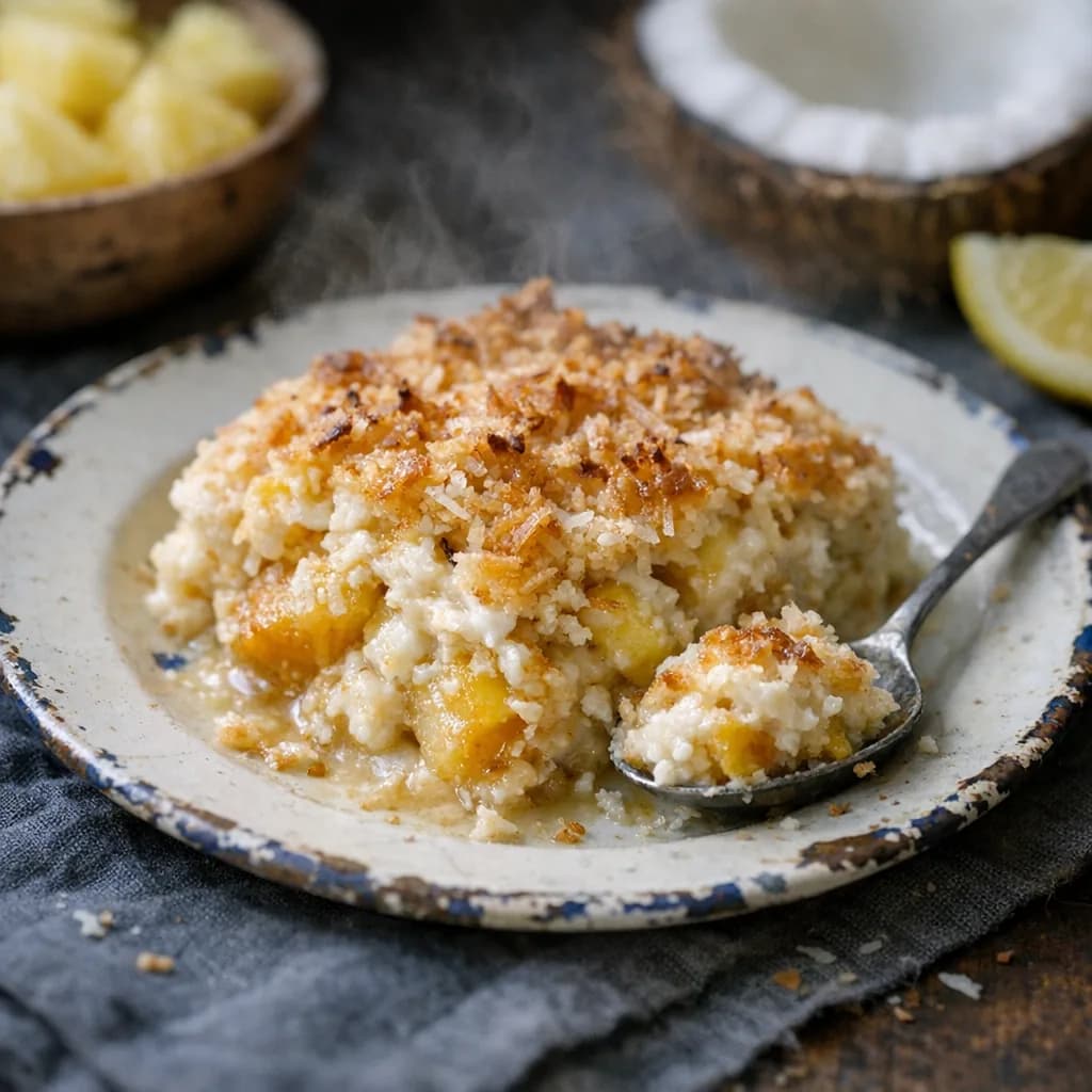 Tropical Pineapple Coconut Bake recipe