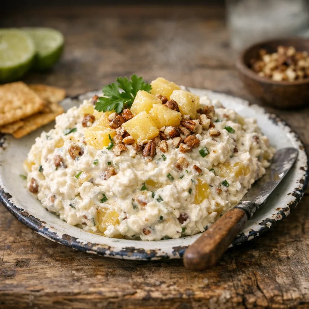 Tropical Pineapple Pecan Spread recipe