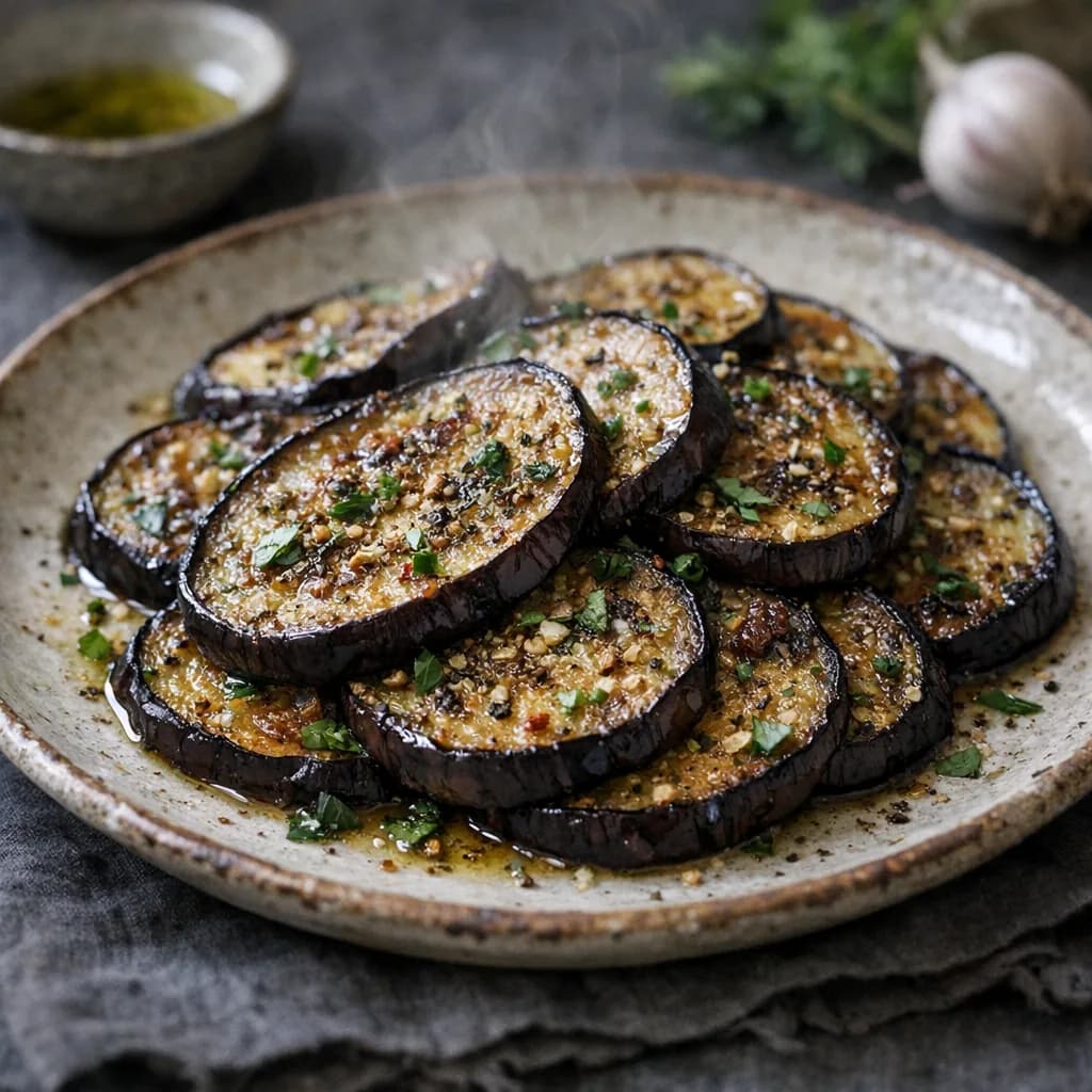 Vegan Baked Eggplant with Herbs recipe