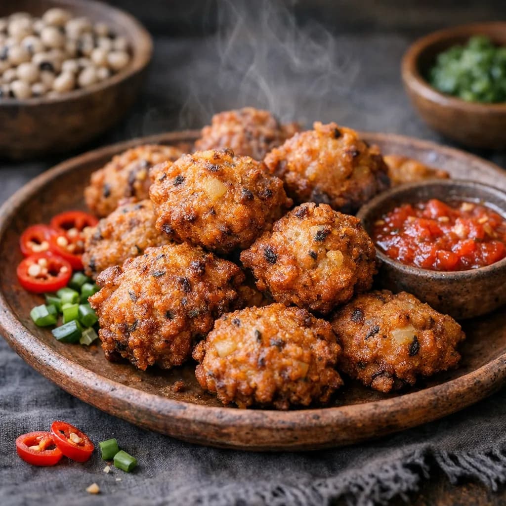 Vegan Black-Eyed Pea Fritters recipe