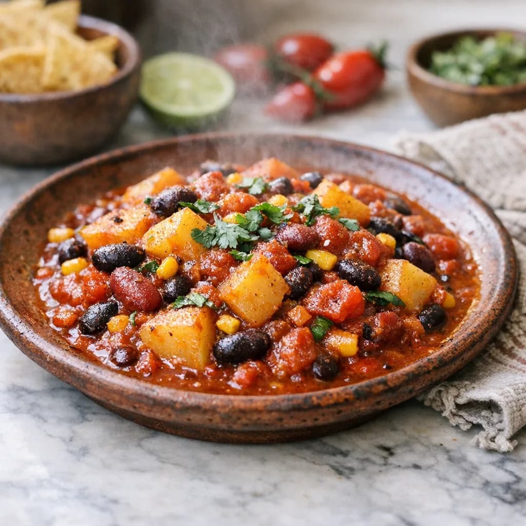 Vegan Chili Tomato Stew recipe