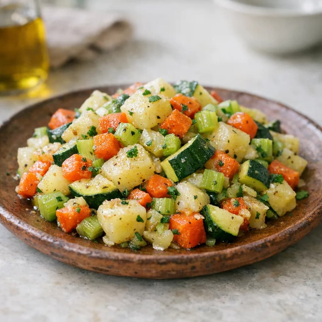 Vegan Garden Veggie Salad recipe