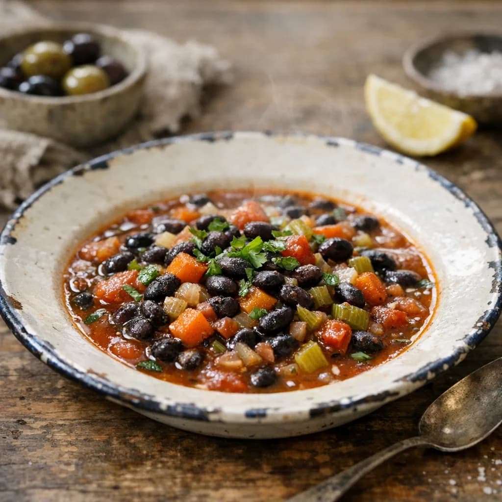 Vegan Mediterranean Bean Soup recipe