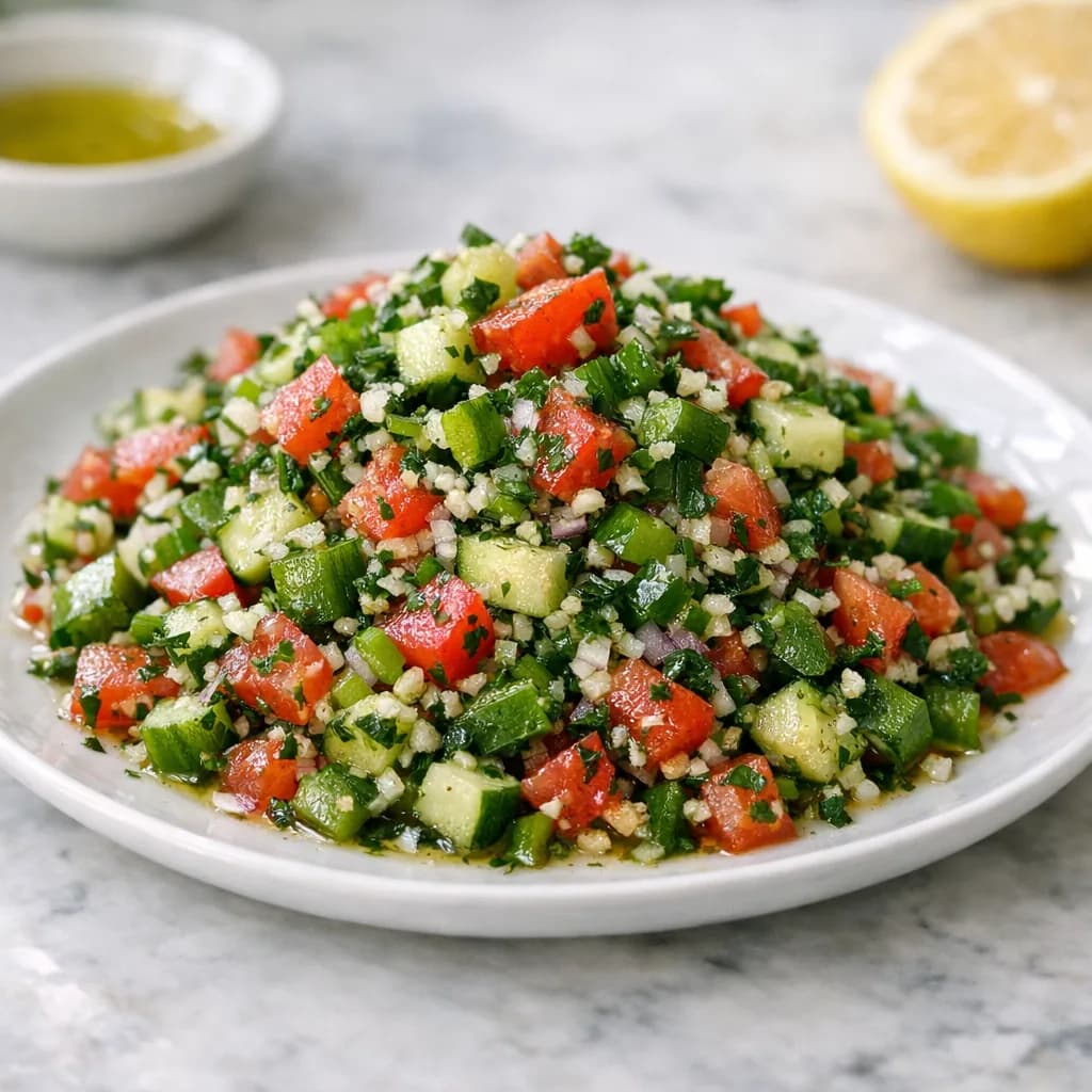 Vegan Mediterranean Tabuli Salad recipe