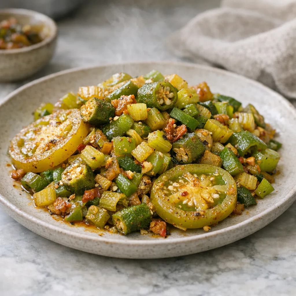 Vegan Oklahoma Vegetable Fry recipe