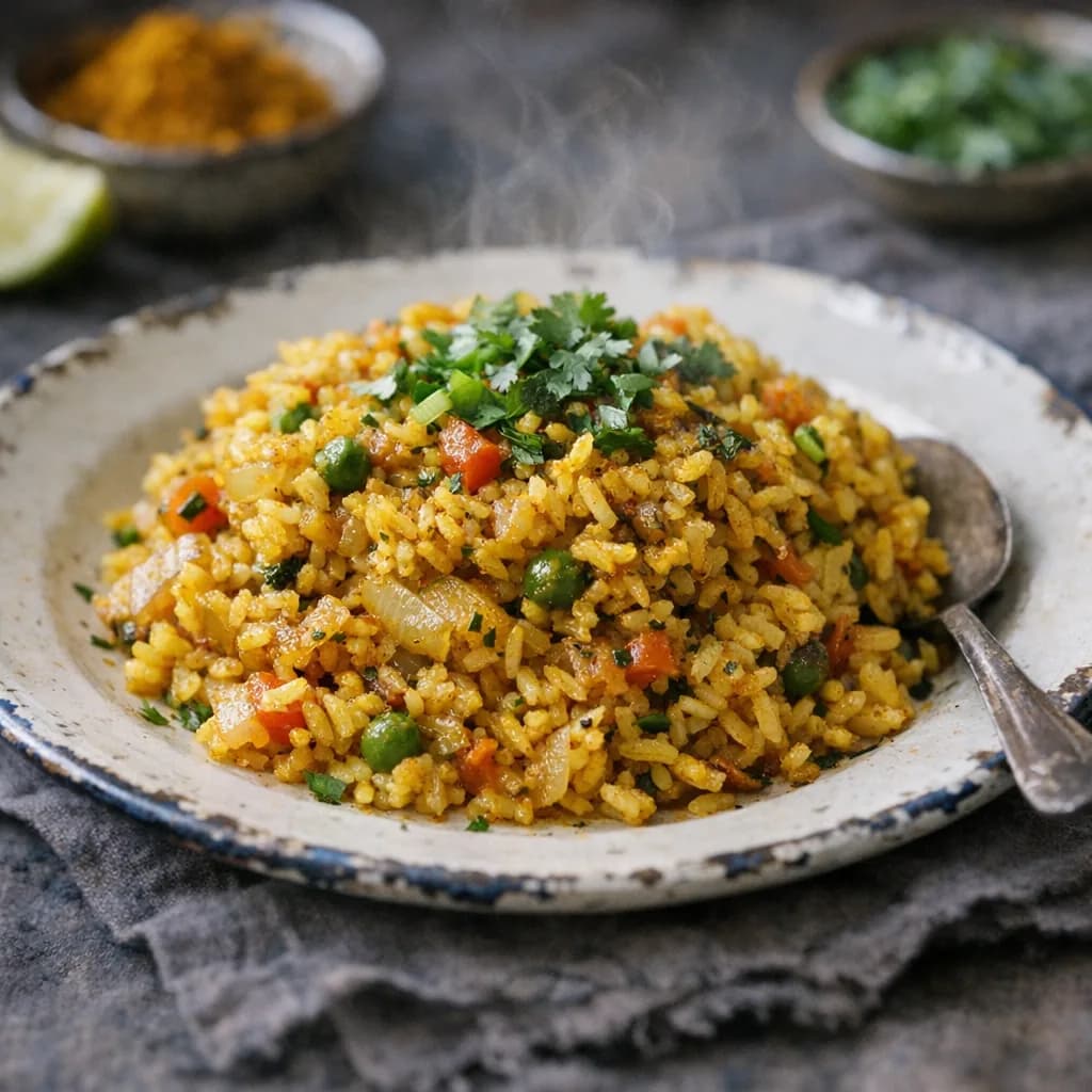 Vegan Spiced Rice Bake recipe