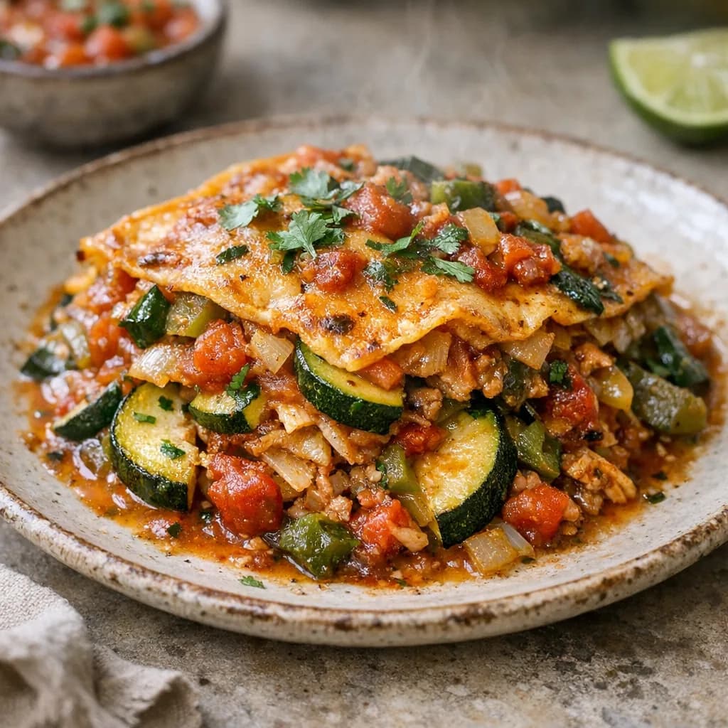 Vegan Squash and Tortilla Bake recipe