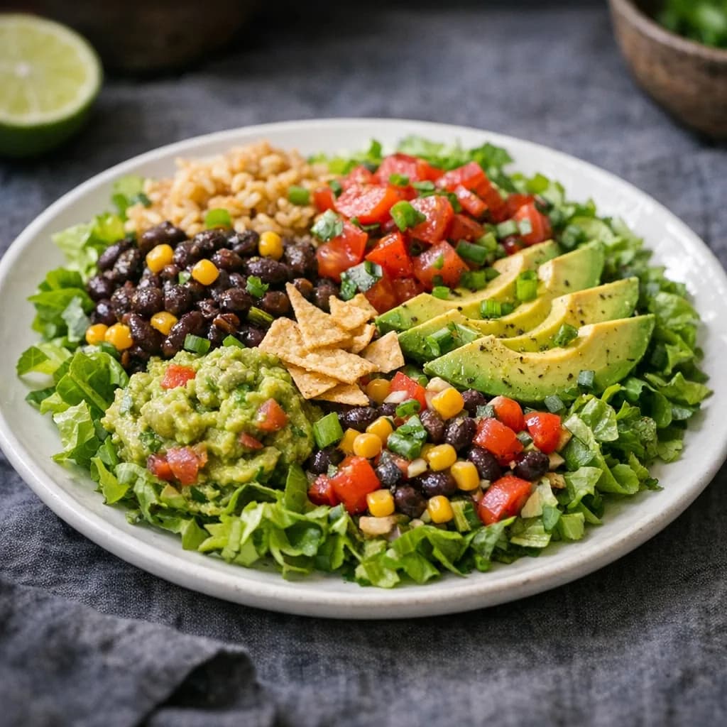 Vegan Taco Salad Bowl recipe