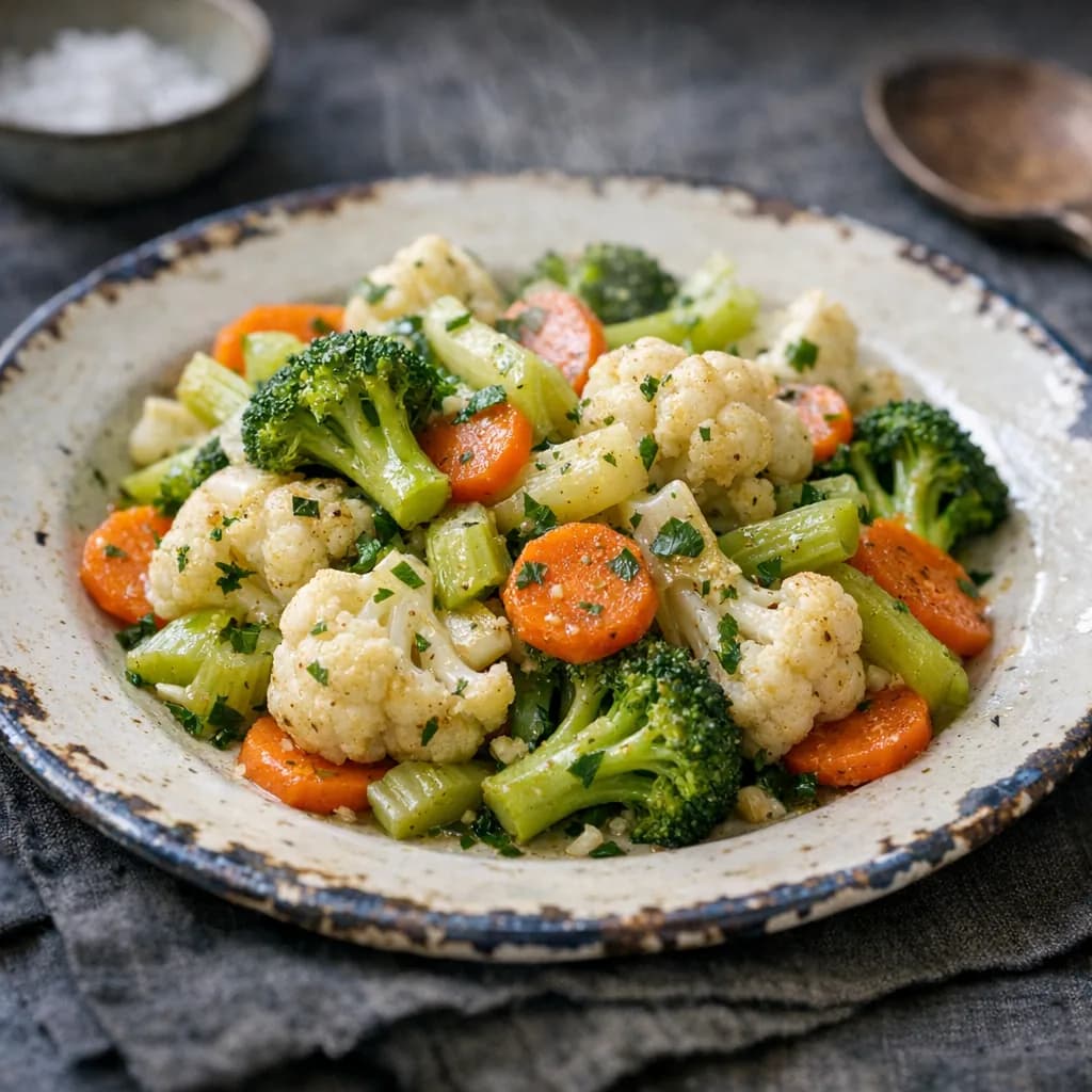 Vegan Winter Vegetable Salad recipe