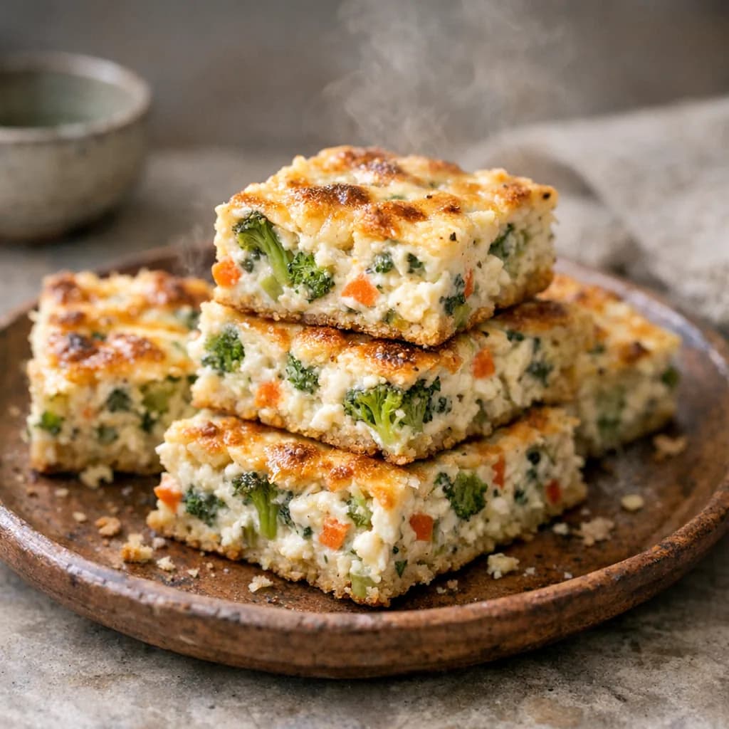 Vegetable Medley Squares recipe