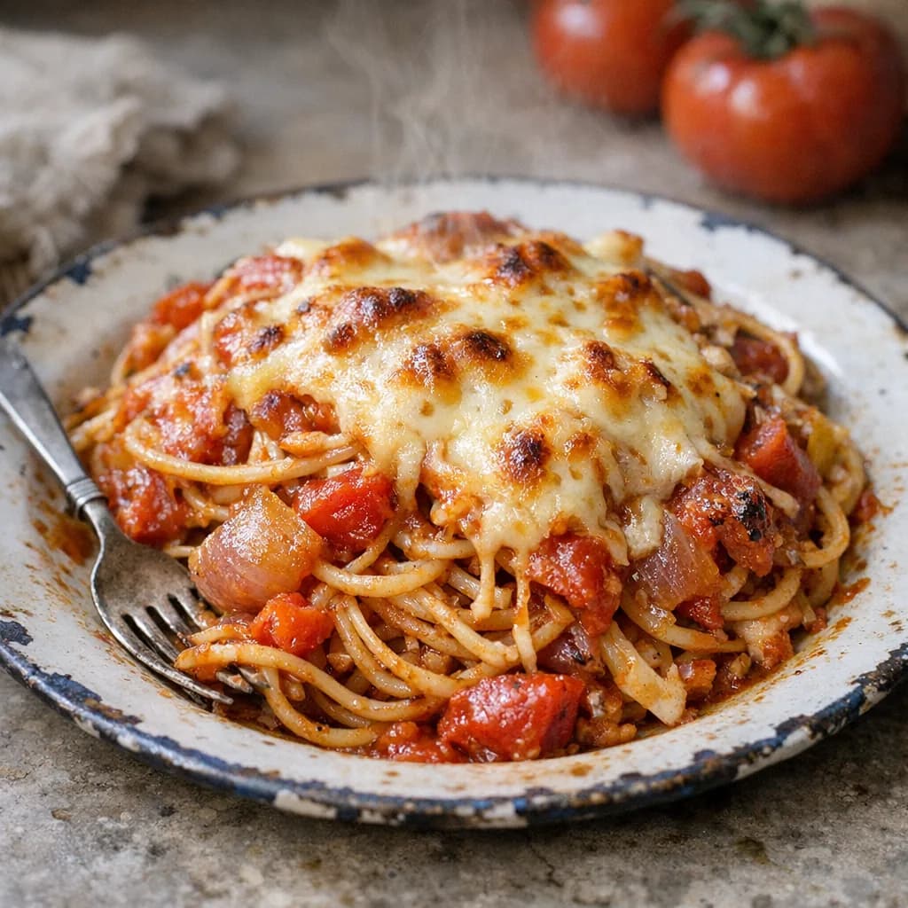 Vegetarian Cheese Pasta Bake recipe