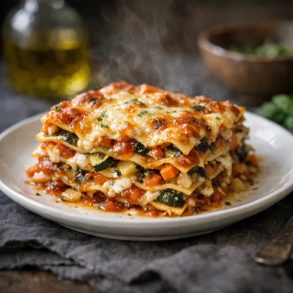 Vegetarian Garden Lasagna recipe