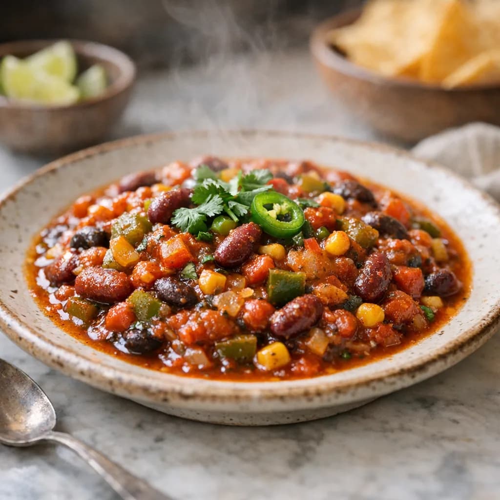 Vegetarian Kerrington Chili recipe