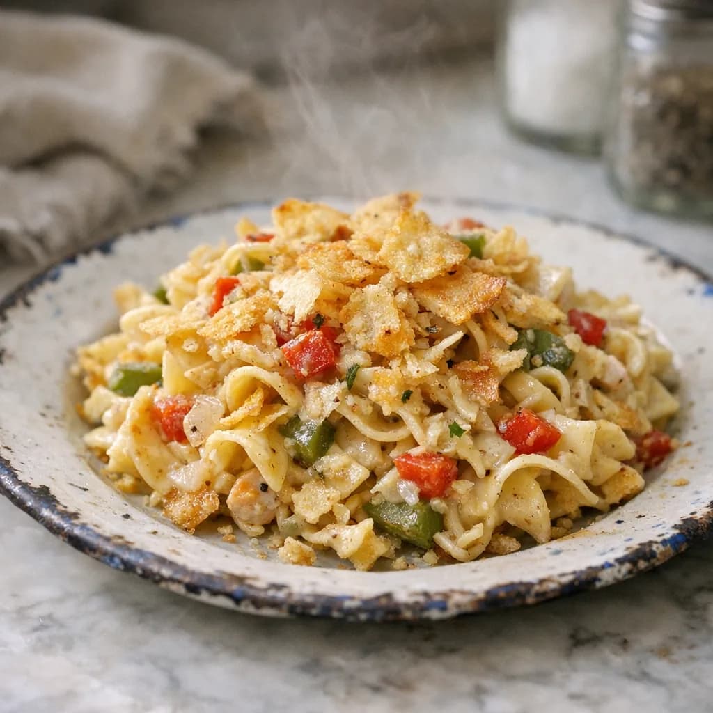Vegetarian Noodle Casserole recipe