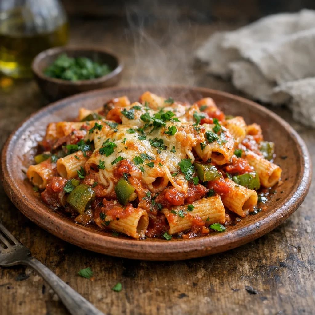 Vegetarian Pasta Bake with Herbs recipe