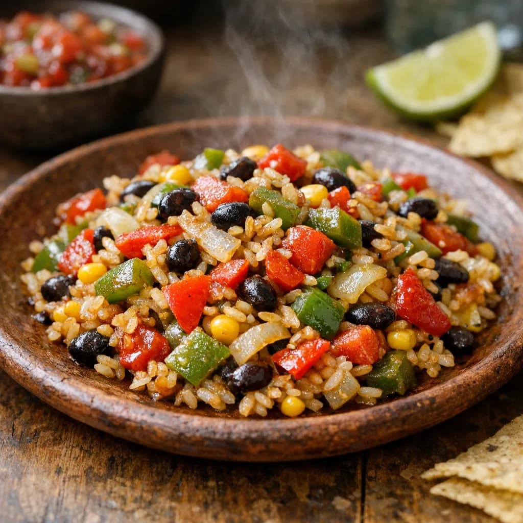 Vegetarian Skillet Fiesta recipe