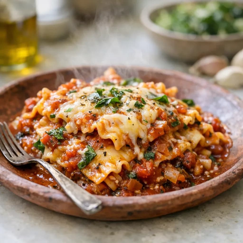 Vegetarian Skillet Lasagna recipe
