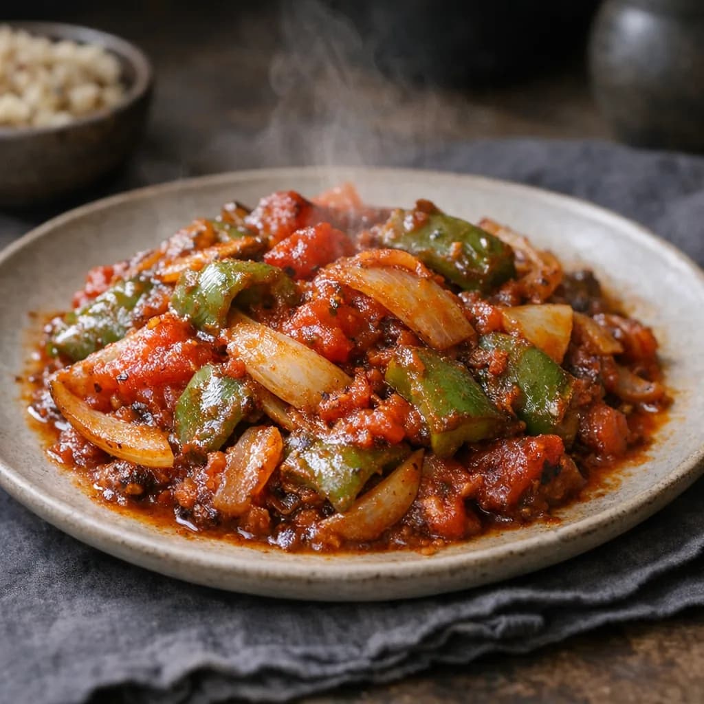 Vegetarian Smoked Supper recipe