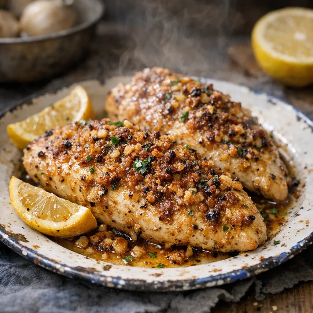 Zesty Garlic Lemon Chicken recipe
