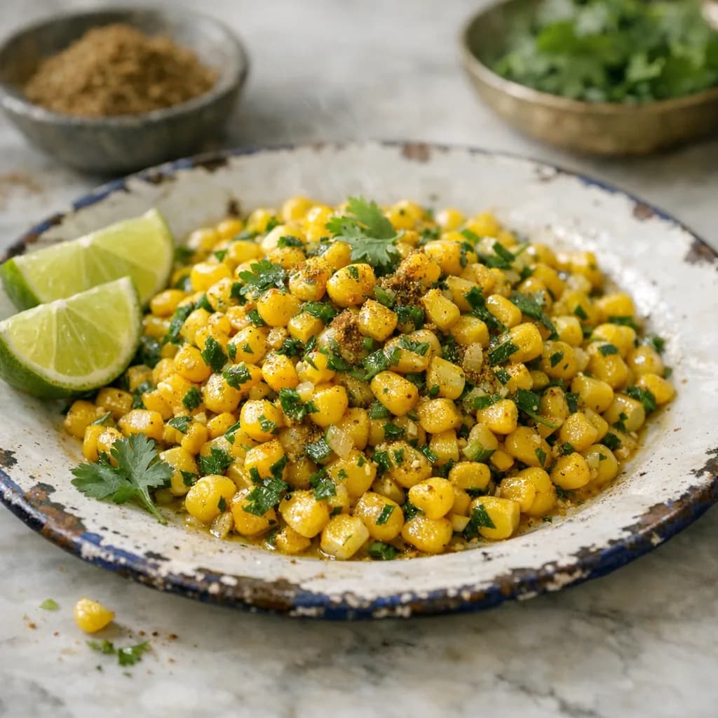 Zesty Jain Corn Delight recipe