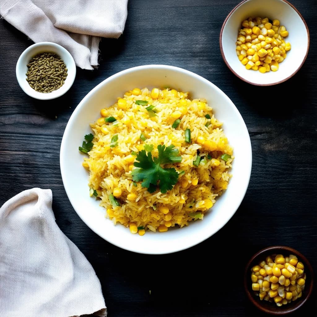 Corn Pulao recipe