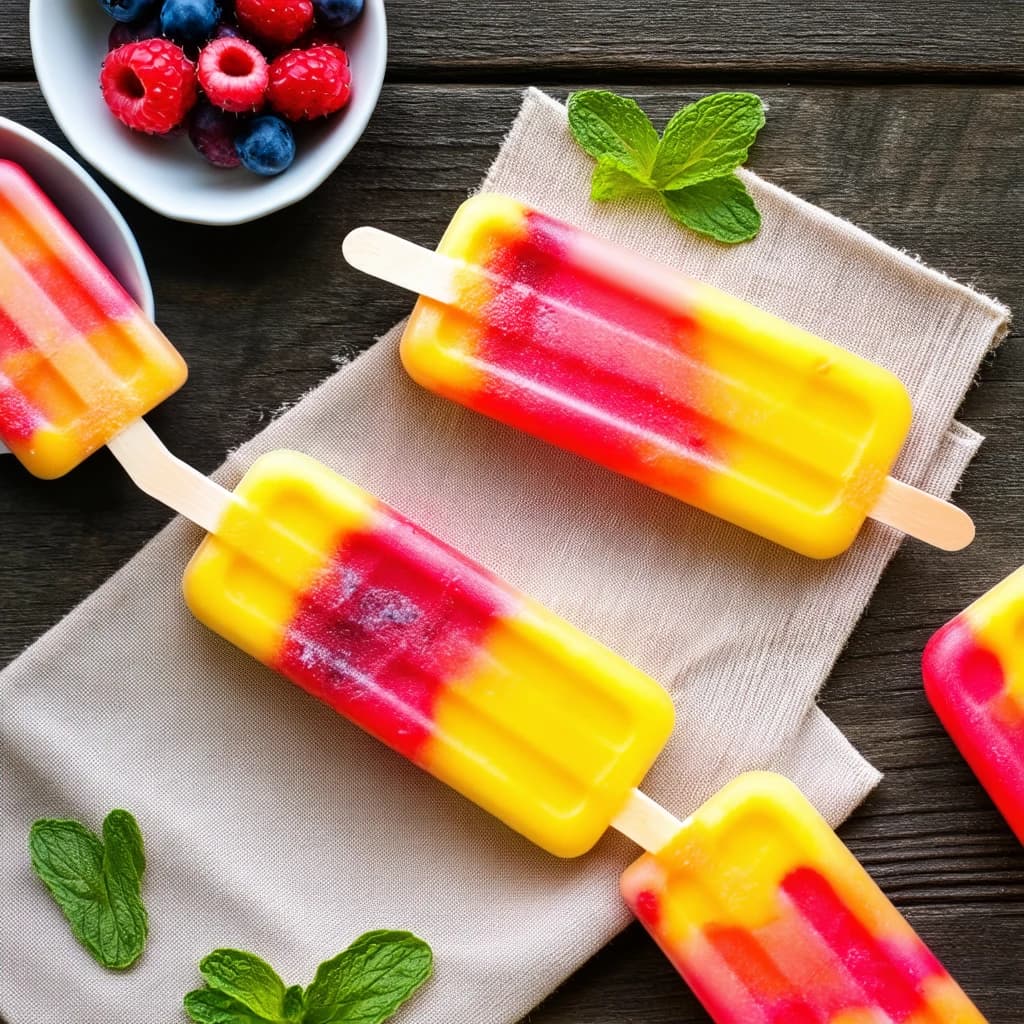 Freedom Fruit Popsicles Recipe Kit recipe