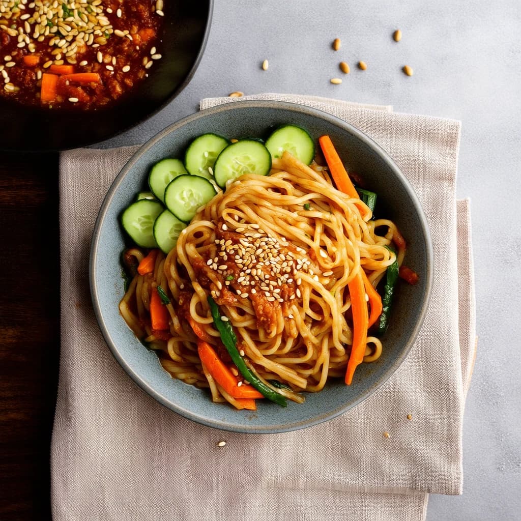 Gochujang Noodles Bibim Guksu Recipe Kit recipe