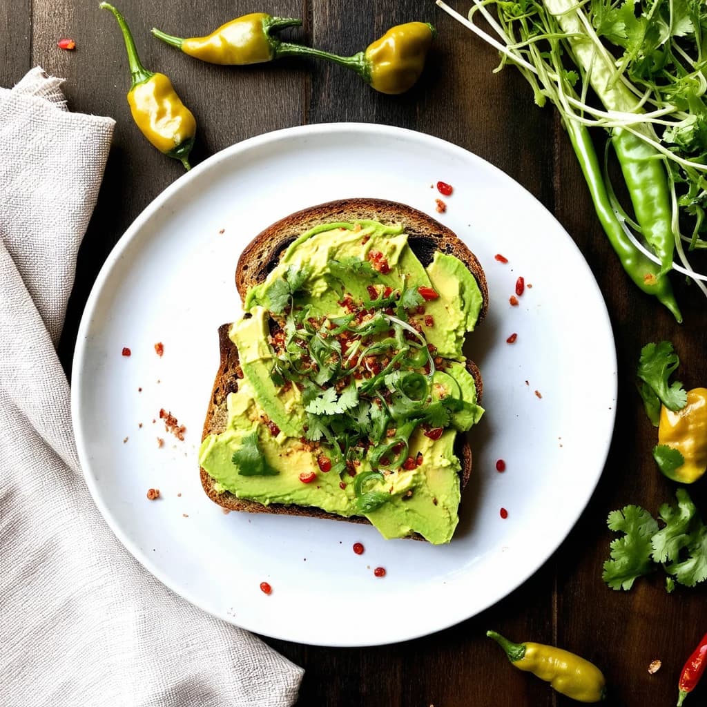 Hatch Green Chile and Avocado Toast Recipe Kit recipe