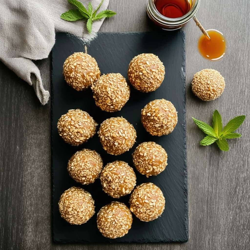 Maple Tahini Bliss Balls Recipe Kit recipe