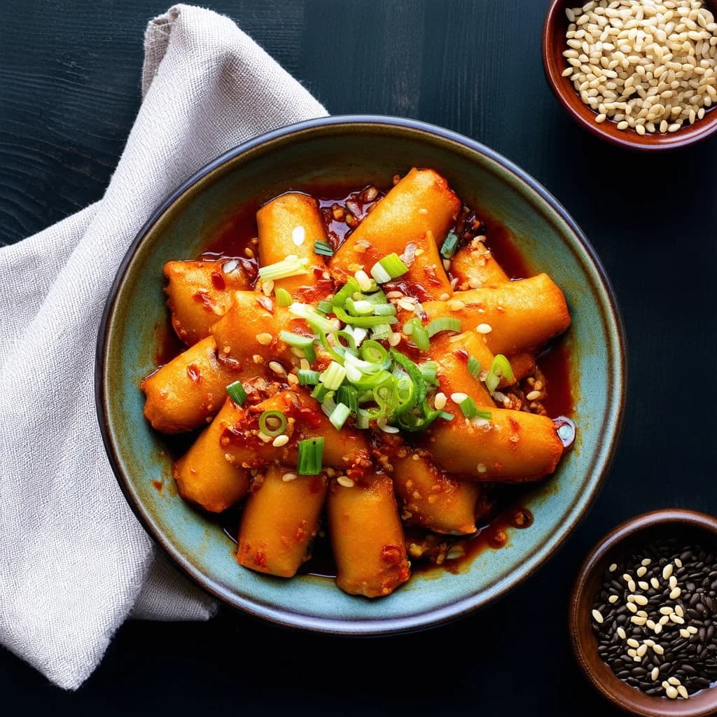 Tteokbokki Spicy Rice Cakes Quick Version Recipe Kit recipe
