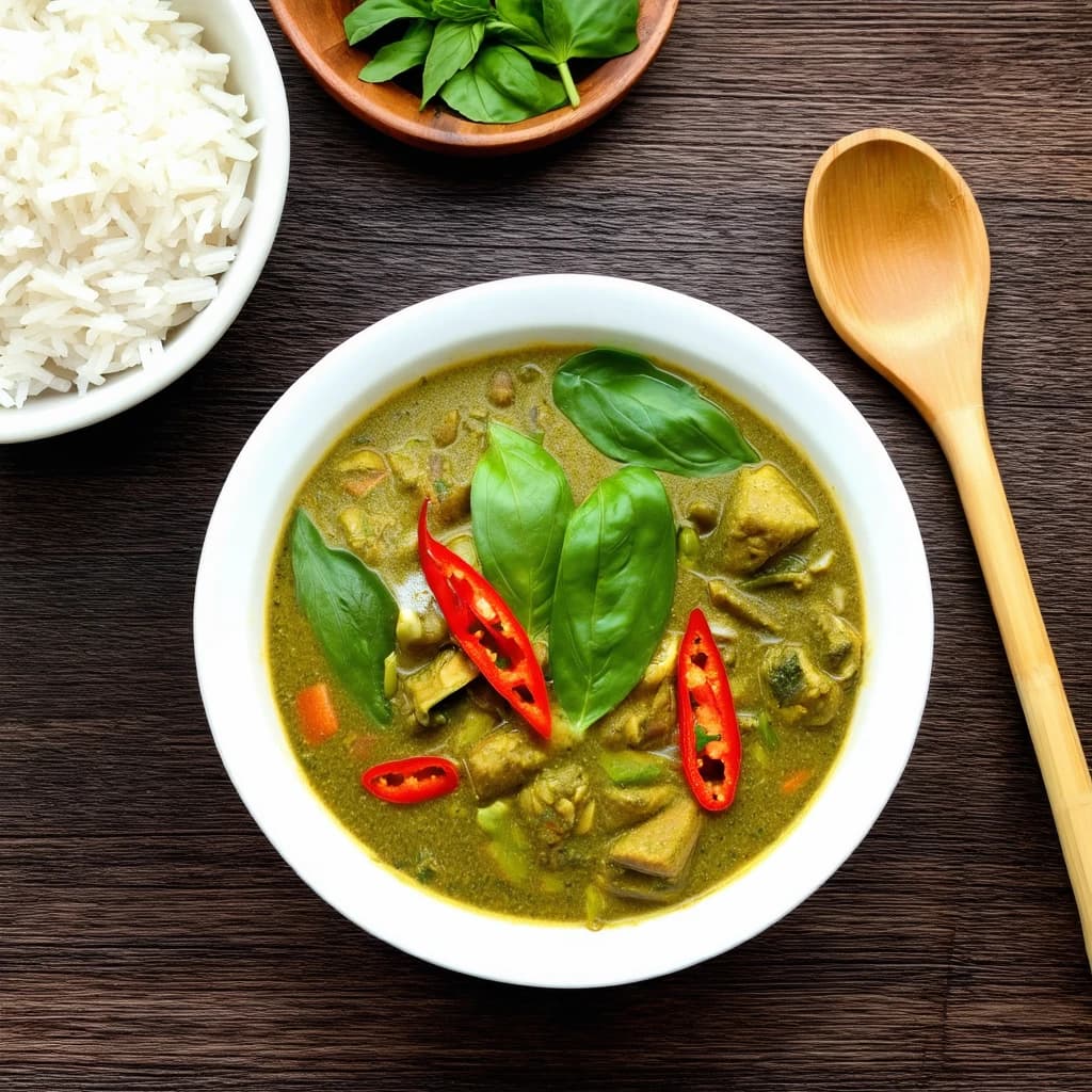 Veg Thai Green Curry Recipe Kit recipe