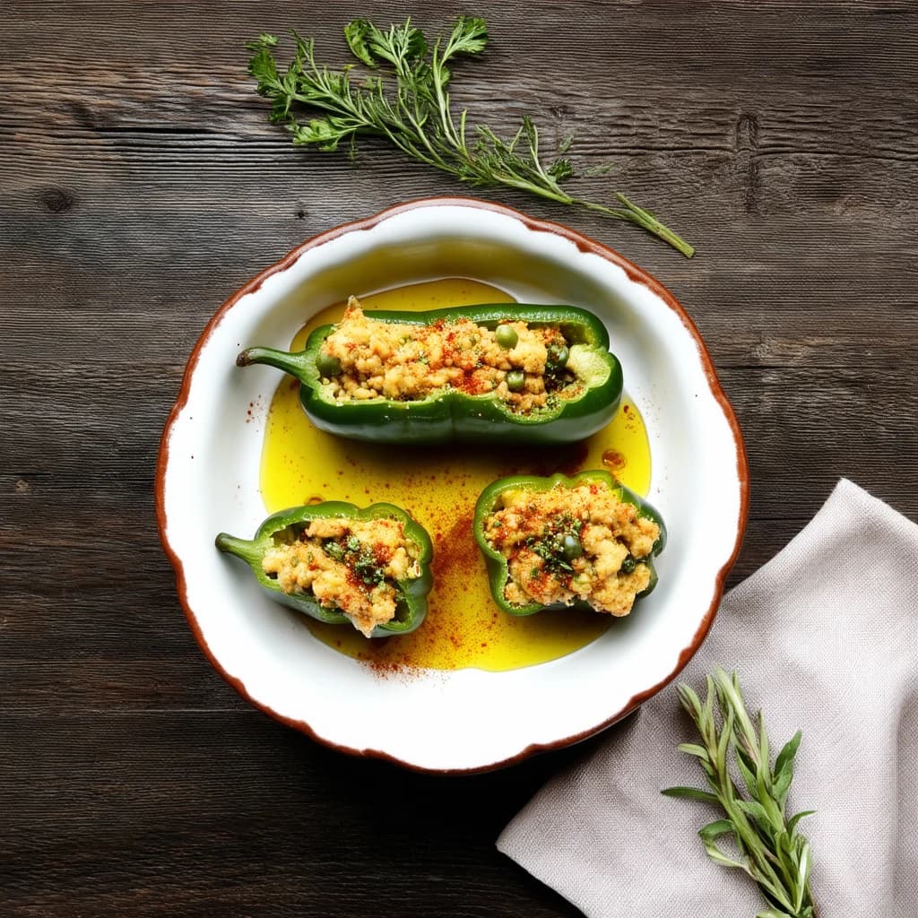 Vegan Epazote Stuffed Peppers Recipe Kit recipe