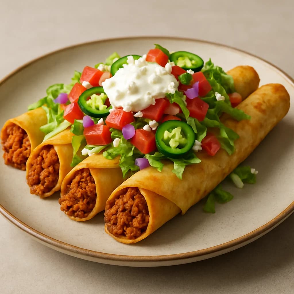 Beef-Flautas Supreme recipe