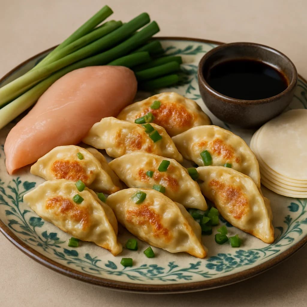 Chicken and Spring Onion Dumplings Recipe Kit recipe