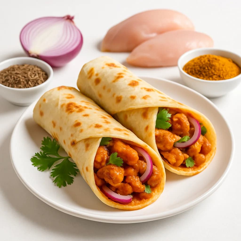 Chicken Kathi Rolls Recipe Kit recipe