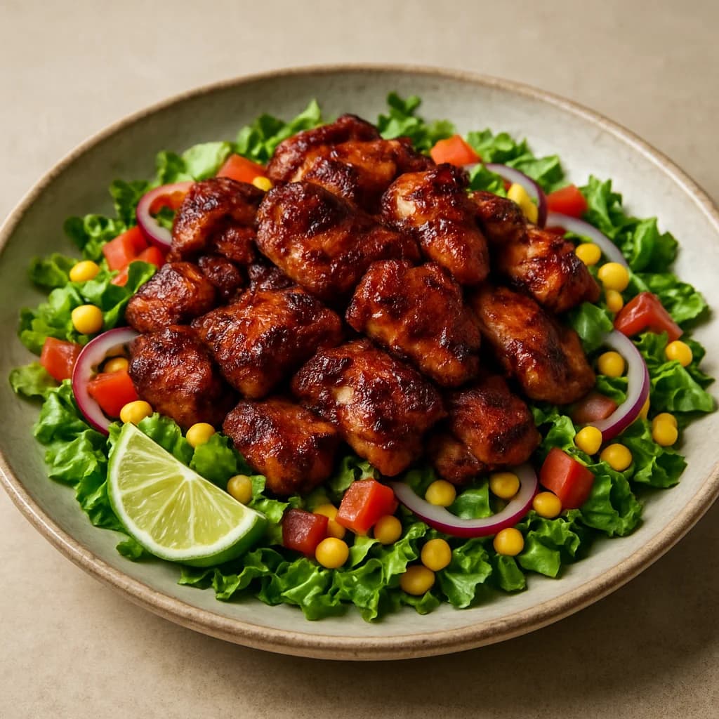 Chipotle Ancho Chicken Street Salad recipe