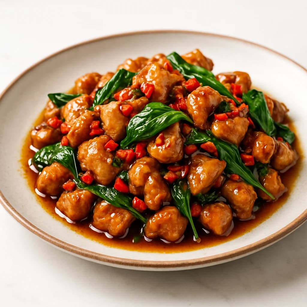 Fiery Bangkok Basil Chicken Bites recipe