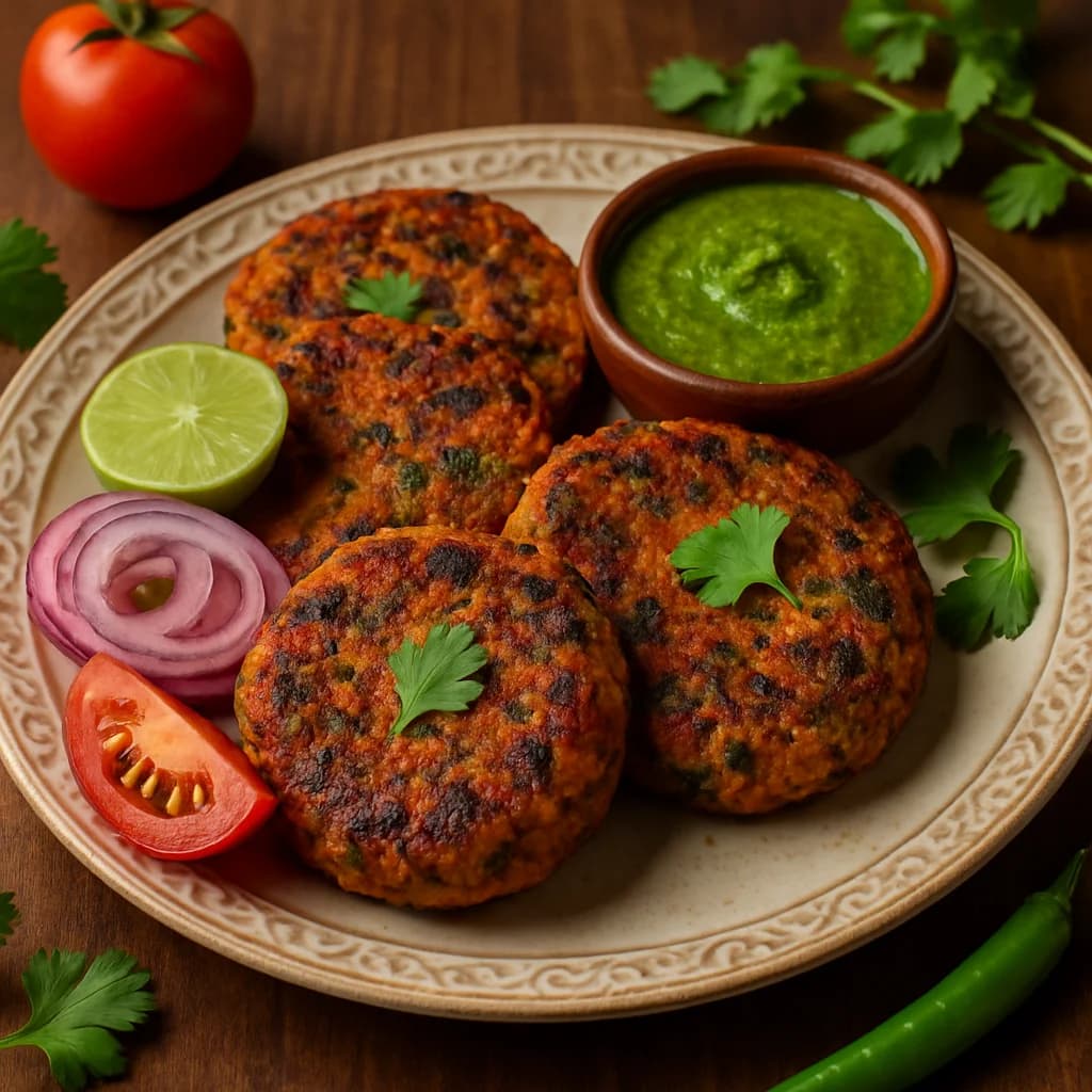 Flavored Tandoori Vegetable Quinoa Patties recipe