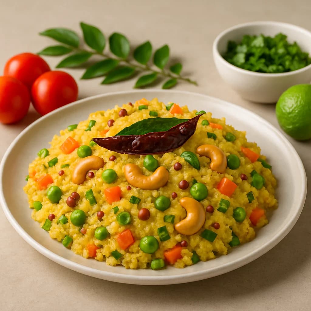 Flavorful South Indian Rava Khichdi recipe