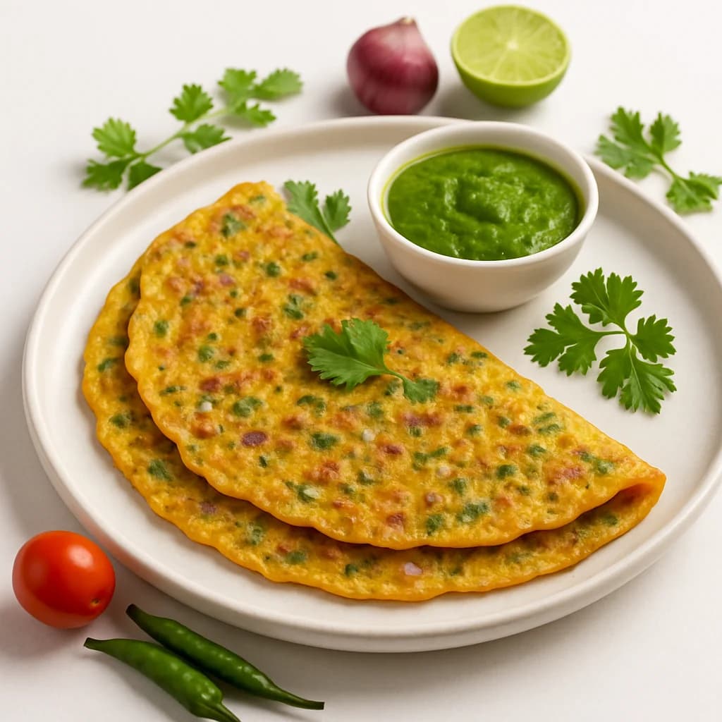 Flavorsome South Indian Moong Dal Cheela recipe