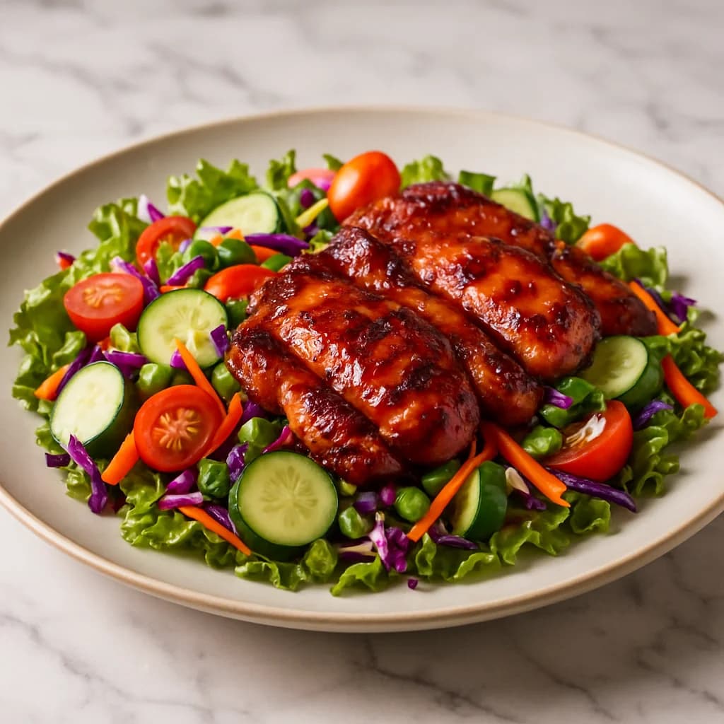 Gochujang Grilled Chicken Salad recipe