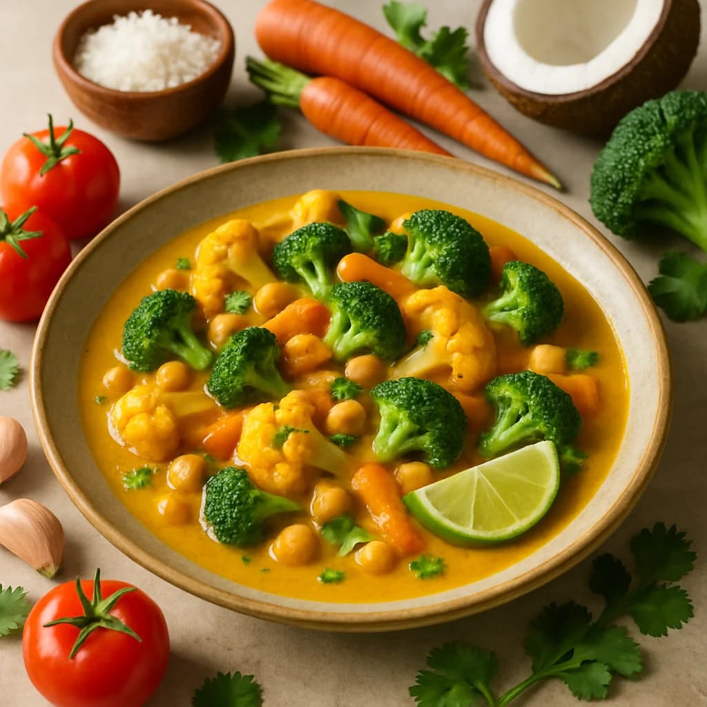 Golden Coconut Veggie Stew recipe