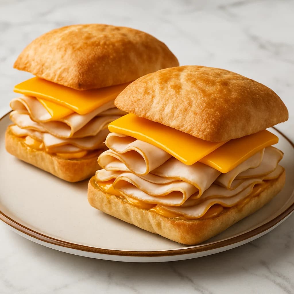 Honey-Dijon Turkey Cheddar Melts recipe