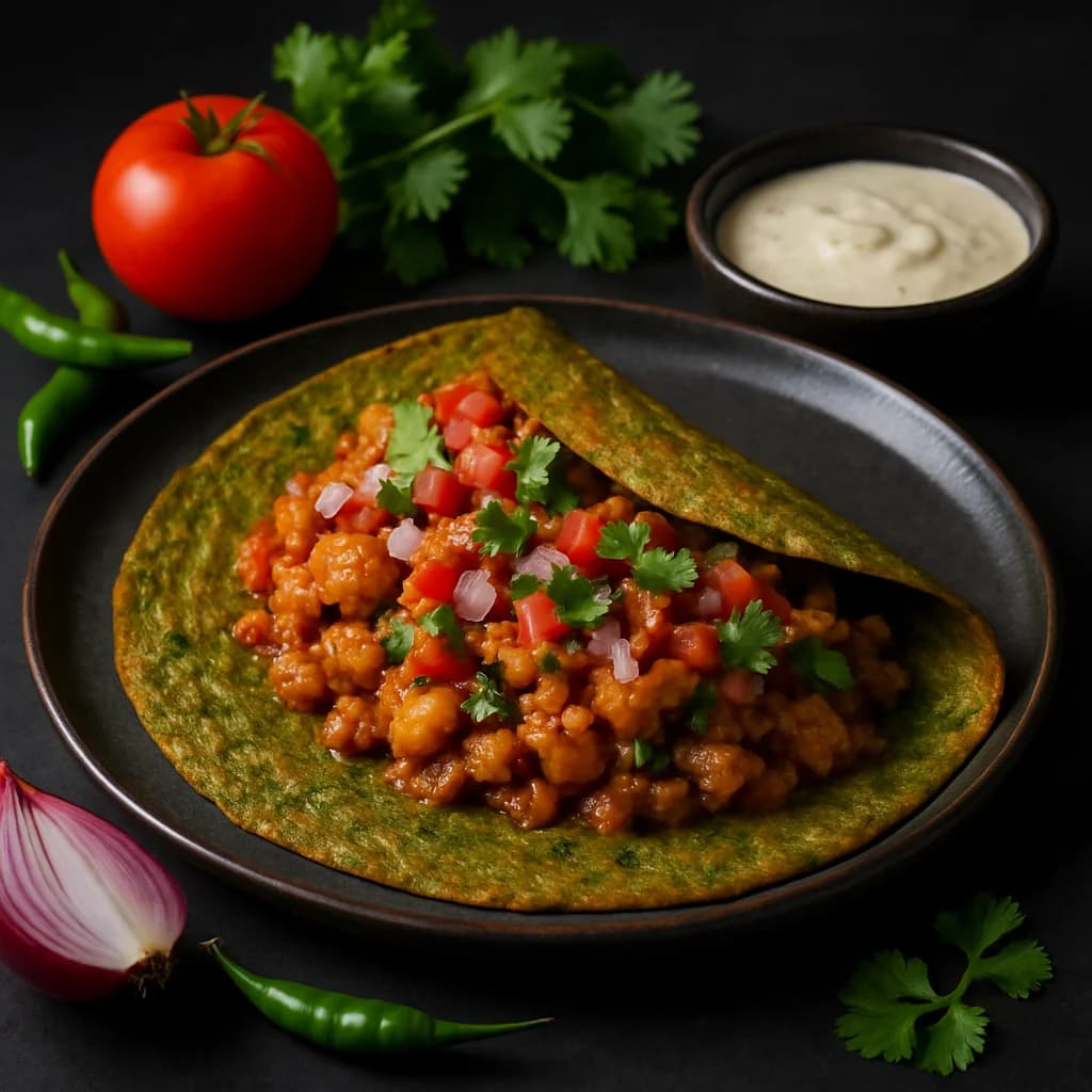 Hyderabadi Tawa Masala Pesarattu recipe