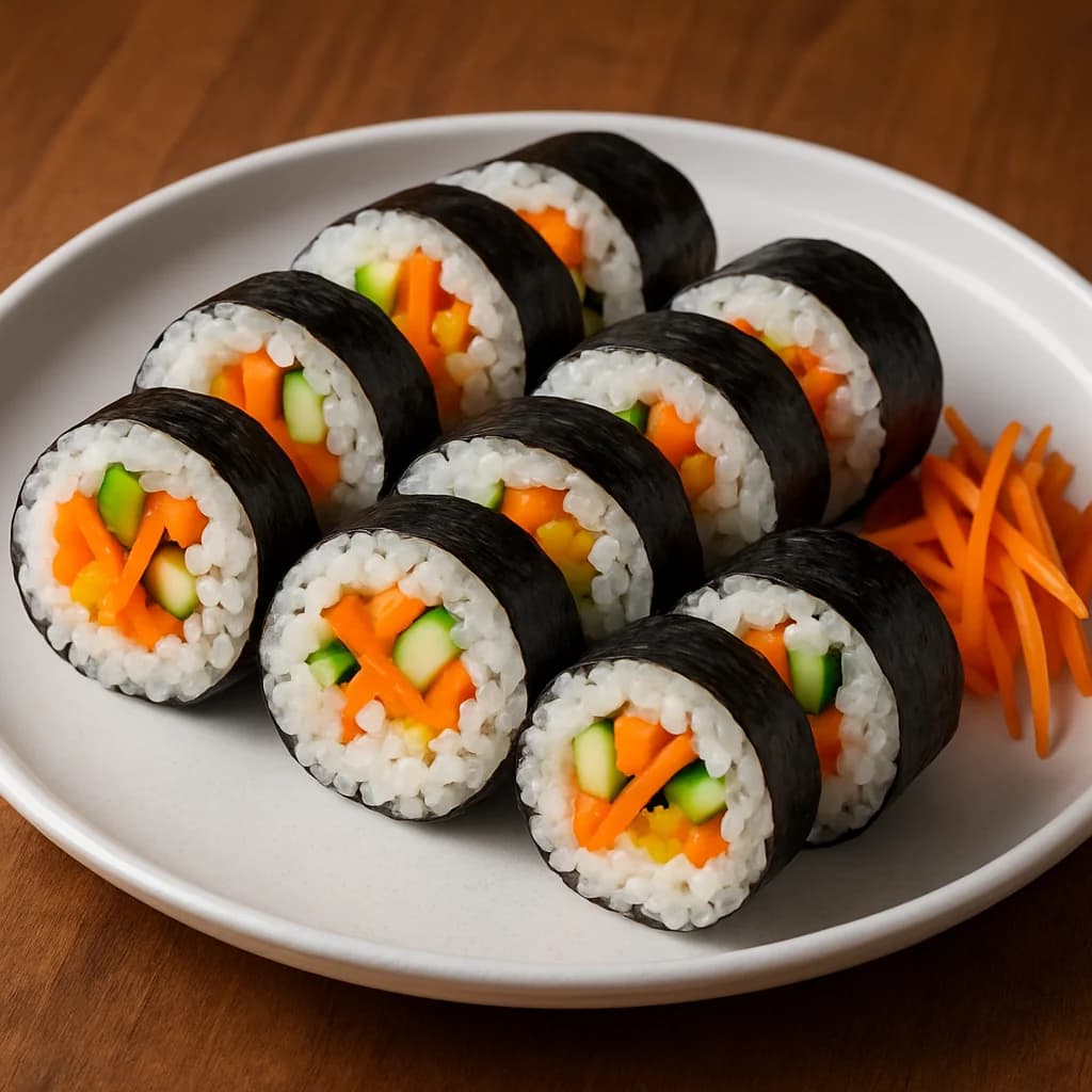 Kimbap Recipe How To Make Delicious Korean Seaweed Rice Rolls recipe