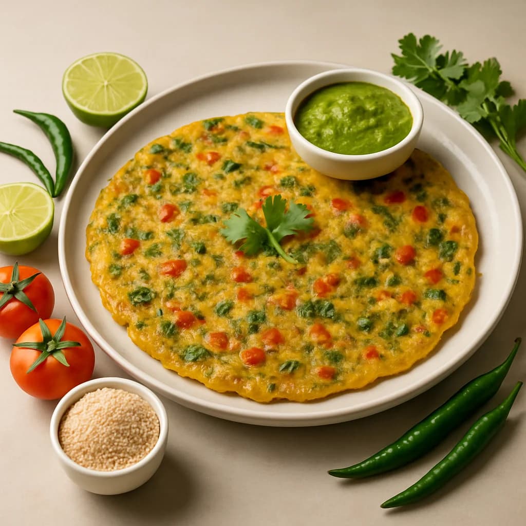 Masaledar Tawa Millet Cheela recipe