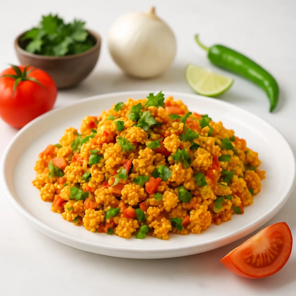 Punjabi Paneer Bhurji Delight recipe