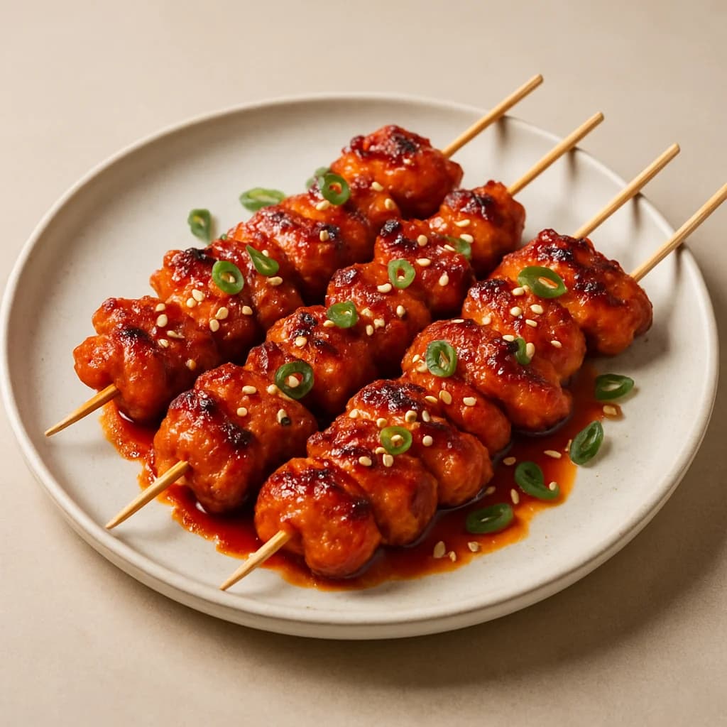 Seoul-Style Spicy Bulgogi Skewers recipe